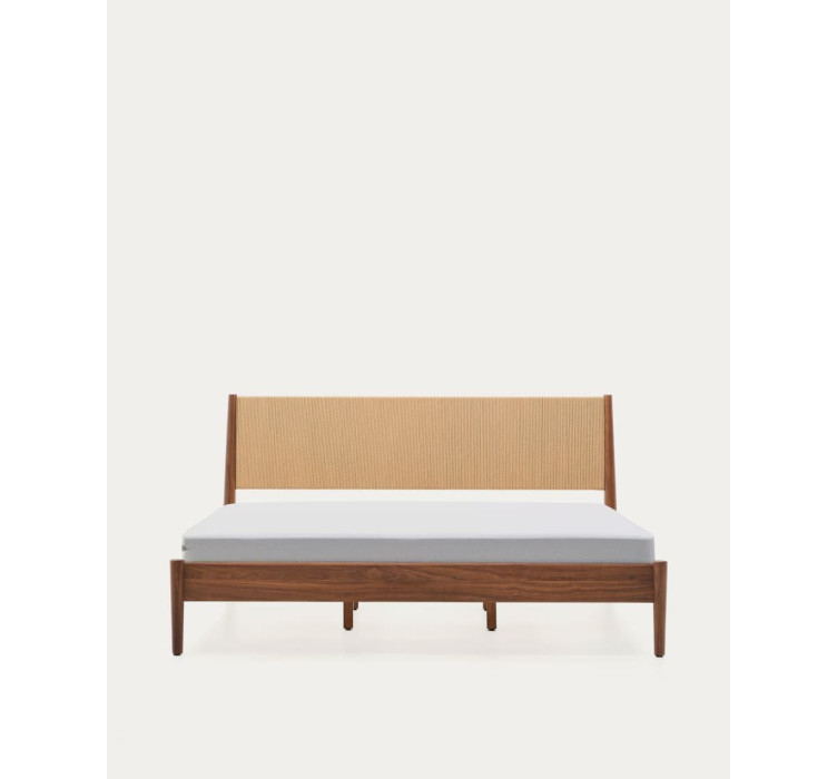 Ліжко Elan N0100015MM41 зі шпону та масиву горіха 180 x 200 см1